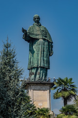 Colossus of San Carlo Borromeo auf dem Sacro Monte di Arona am Laggio Magiore in Italien