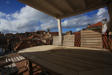 dubrovnik croatia view of terrace