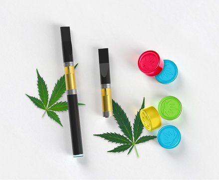 Medical Marijuana Products - Vape Pen, Concentrate, Edibles, Gummies, Cannabis Leaf