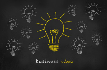 Chalkboard Bulb - Business Idea