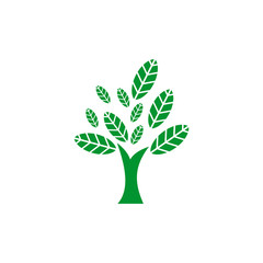 Tree icon logo design