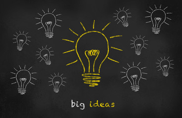 Chalkboard Bulb - Big Ideas