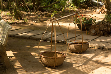 yoke, for carrying fruit and food .Vietnam