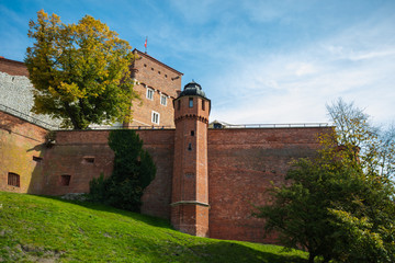 Fototapeta na wymiar Wawel Castle in Krakow, Poland