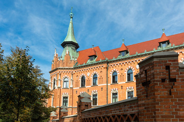 Fototapeta na wymiar Higher Theological Seminary of the Krakow Archdiocese 