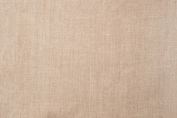 Texture of natural linen fabric as background