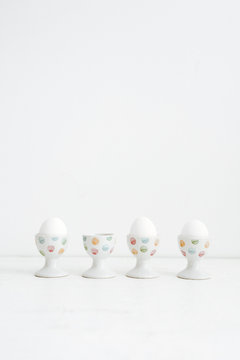 Eggs in a egg cups