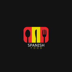 Spanish food icon