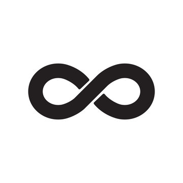 Infinity sign vector illustration