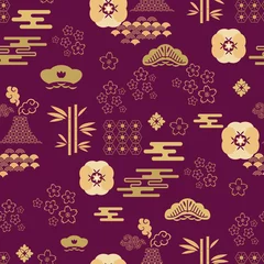 Fotobehang Japanese pattern32 © mistletoe