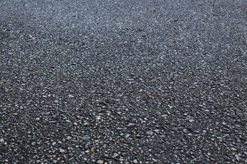 black asphalt road
