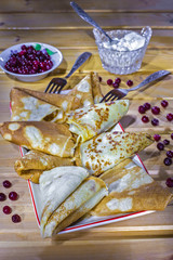 pancakes with cranberries