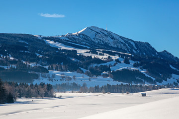 Grünten - Schnee - Winter - Allgäu - Panorama