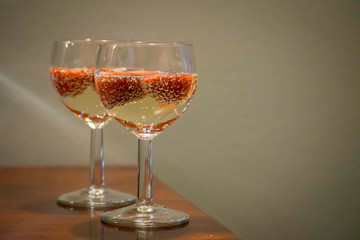 glass of wine
