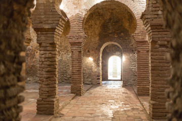 Arab Baths of Ronda, Malaga province, Andalusia, Spain