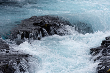am Bruarfoss, Island
