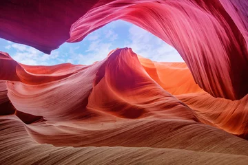 Szenische abstrakte Kanon-Antilope mit schönen Strukturen und Tönen, Arizona, USA © emotionpicture