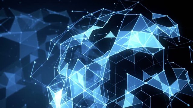 Plexus Grid Blue Loop