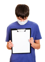 Young Man with a Clipboard