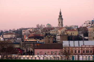 Fototapeta premium Belgrade cityscape Serbia