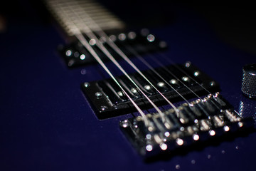 Fototapeta na wymiar Modern Guitar. Background, instrument.