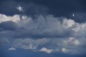 blue sky with clouds
