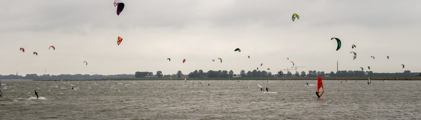 kite surfers