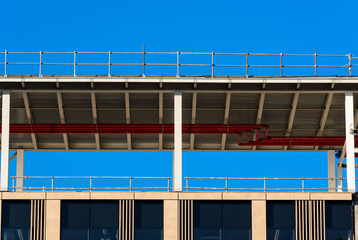 Costruzione in cantiere edile