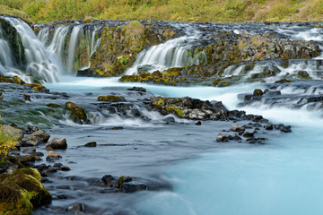 Fototapeta premium am Bruarfoss, Island