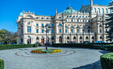 Obraz premium Juliusz Slowacki Theatre in Krakow, Poland
