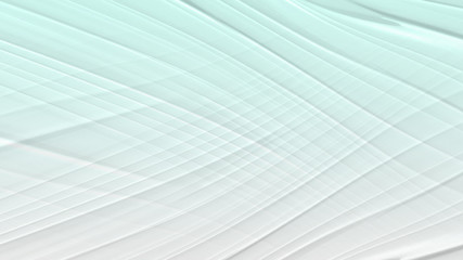 A wave pattern of white and blue. The background is turquoise with streaks and curved lines.