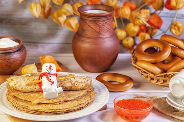 Seeing the winter at Shrovetide week, Russia