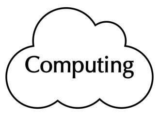 Cloud Computing Silhouette