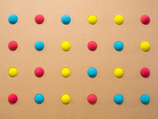 lot of colored balls as a backdrop substrate. fun multicolored toy for kids background - Image