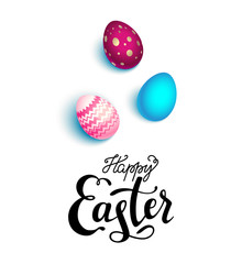 Happy Easter holiday eggs