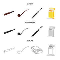 Isolated object of refuse and stop logo. Set of refuse and habit vector icon for stock.