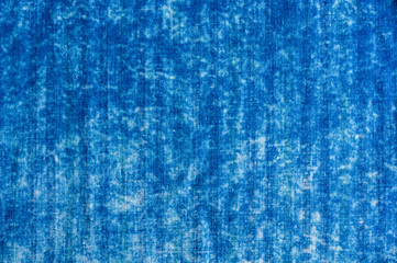 Blue washed faded jeans striped texture with seams