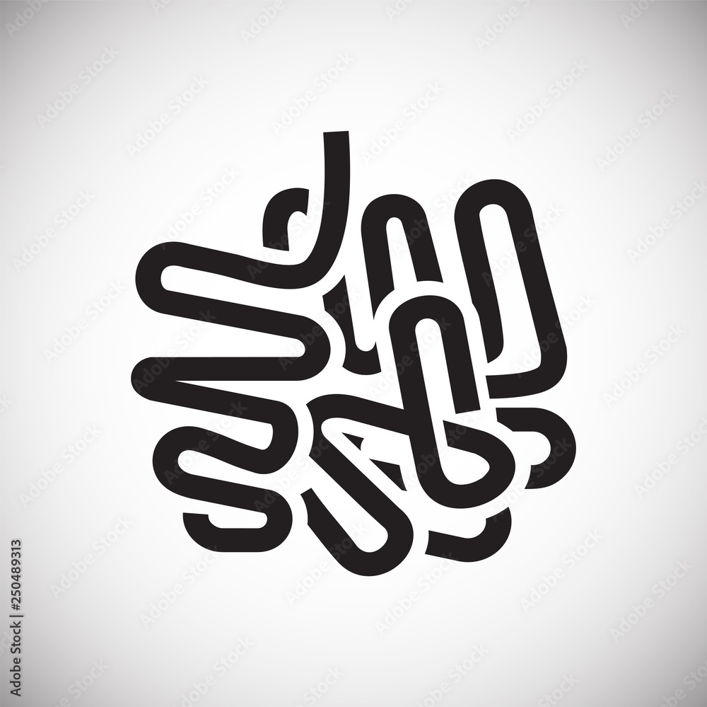 Poster guts icon on white background for graphic and web design, modern simple vector sign. internet concep