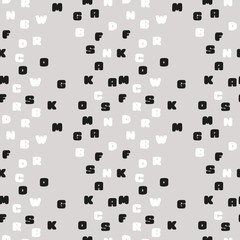 Alphabet seamless pattern.School pattern for children.Background for kids.Can be used for wallpaper,fabric, web page background, surface textures.