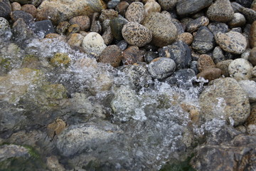 stones in water