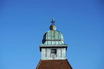 In Regensburg, old churches and St. Peter's Cathedral photograph in the sunshine in the spring