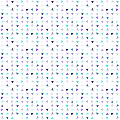 Abstract seamless pattern background with multi-colored varied triangles.