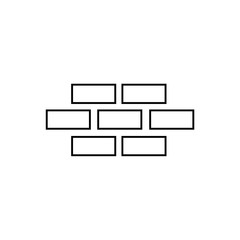 bricks icon vector