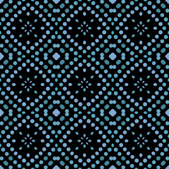 Seamless abstract pattern background with a variety of colored circles.