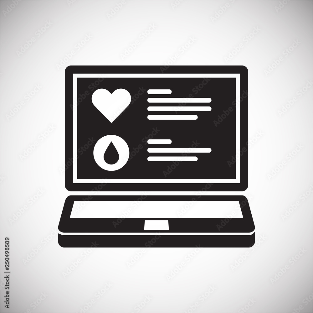 Poster future medicine icon on white background for graphic and web design, modern simple vector sign. inte