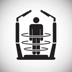 Future medicine icon on white background for graphic and web design, Modern simple vector sign. Internet concept. Trendy symbol for website design web button or mobile app