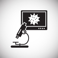 Future medicine icon on white background for graphic and web design, Modern simple vector sign. Internet concept. Trendy symbol for website design web button or mobile app