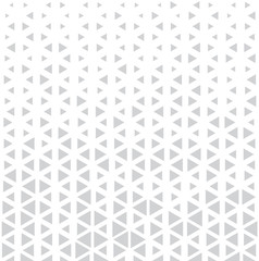 triangle halftone pattern, seamless geometric gradient border