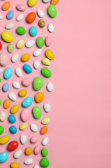 Chocolate Eggs on Bright Background, Sweet Easter Treat