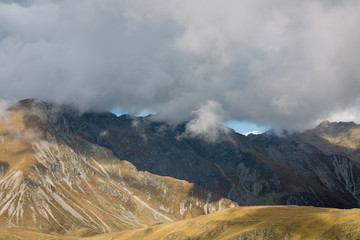 Die Berge in Südtirol bei Meran